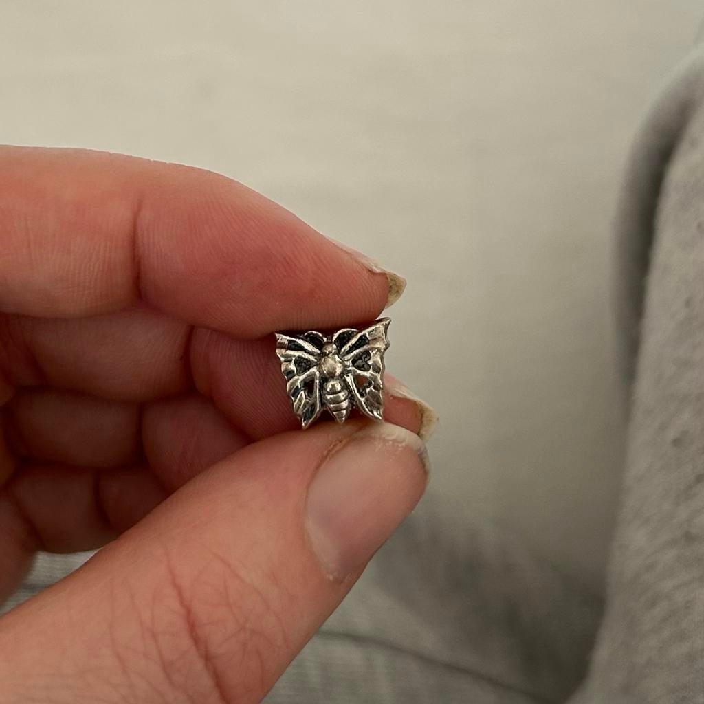 Pandora bedeltje vlinder, Pandora, Ophalen of Verzenden, Zo goed als nieuw, 1 bedel