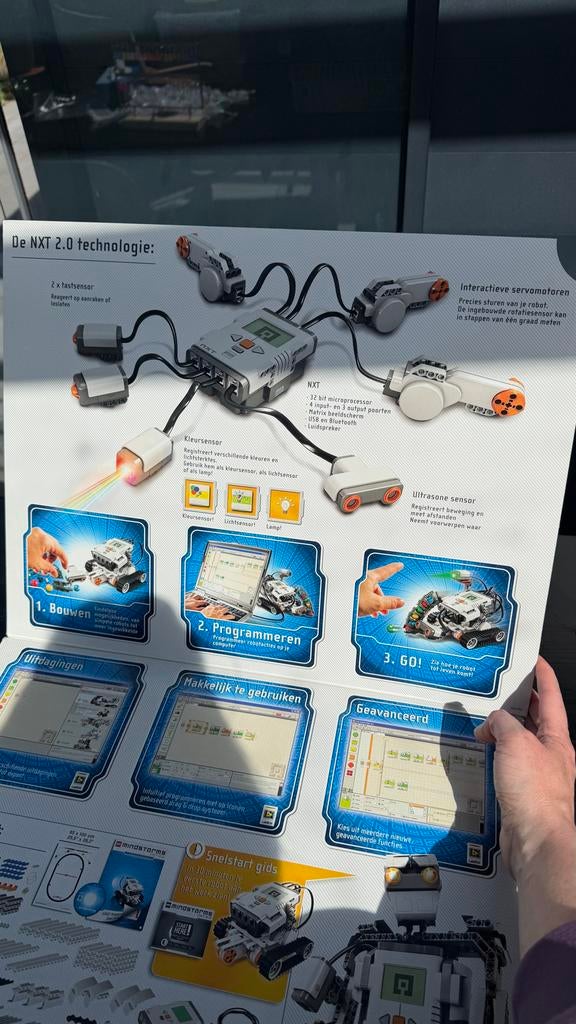 LEGO Mindstorms NXT 2.0 (8547) - Complete Robotica Set, Ophalen, Gebruikt, Overige thema's, Lego