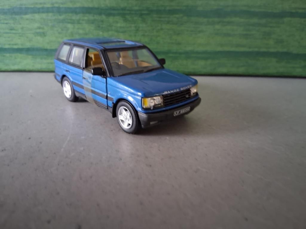 Range Rover - Blauw schaalmodel, Ophalen of Verzenden, Gebruikt, Auto, Dinky Toys