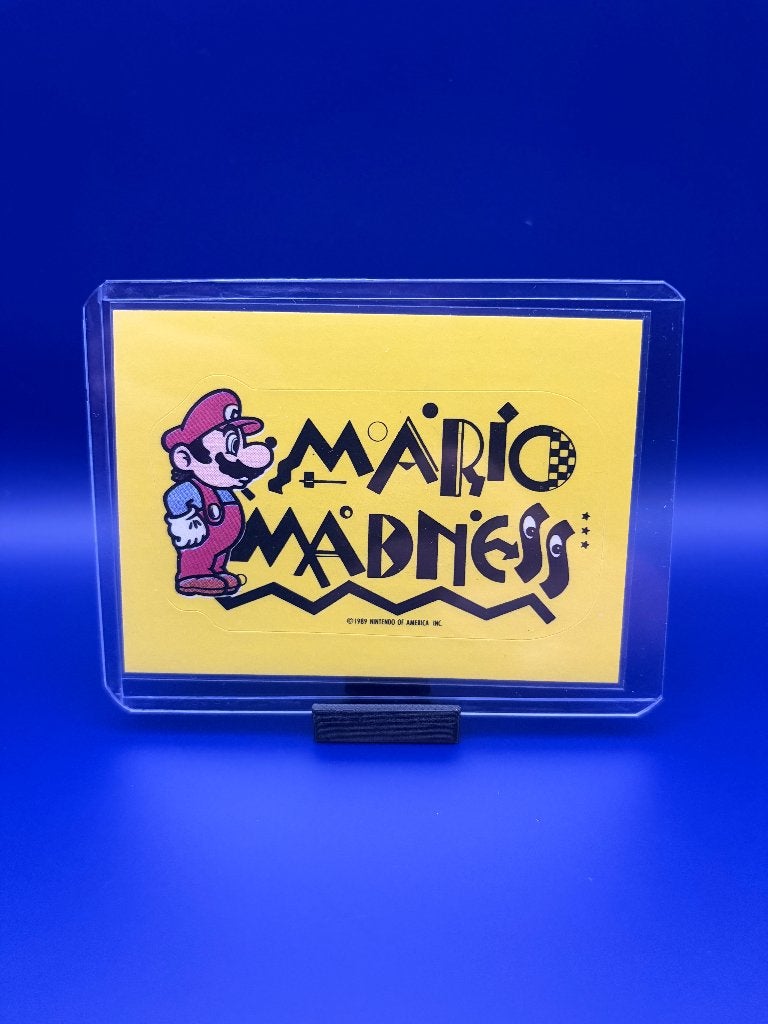 1989 Topps Nintendo Super Mario Bros Madness Tip Stickers 21, Verzenden, Zo goed als nieuw, Losse kaart