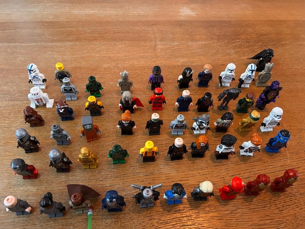 lego minifigures, Ophalen of Verzenden, Zo goed als nieuw, Minifiguur, Lego