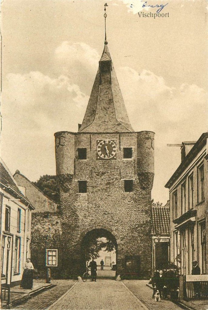 701-100-029 Elburg Vischpoort, Verzenden, Voor 1920, Gelderland