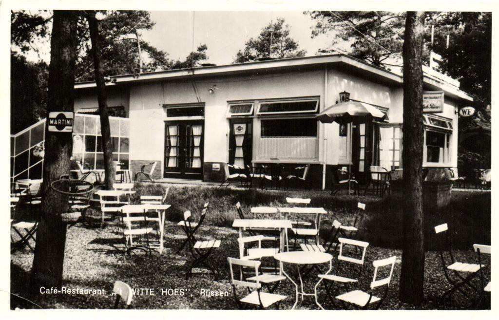 Cafe-Restaurant t Witte Hoes, Rijssen - ongelopen, Ophalen of Verzenden, 1940 tot 1960, Ongelopen, Overijssel