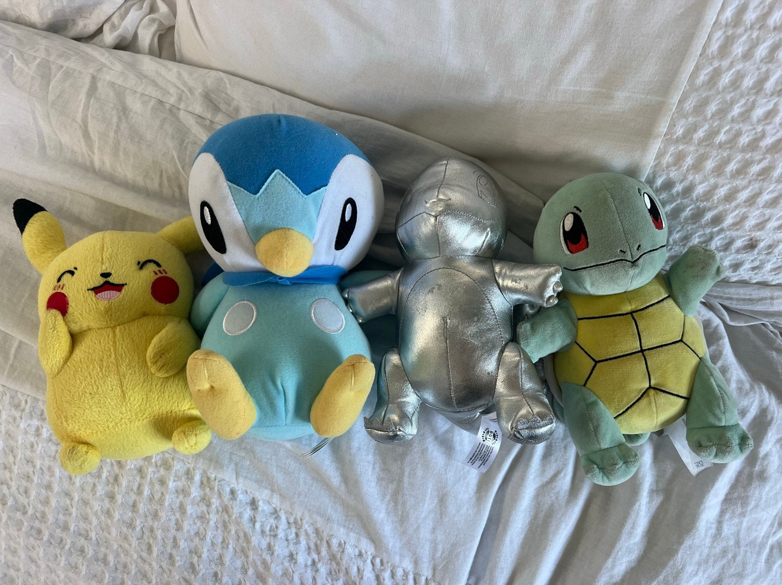 Pokemon knuffels, allemaal origineel, Kinderen en Baby's, Speelgoed | Knuffels en Pluche, Gebruikt, Geel, Overige typen, Ophalen of Verzenden