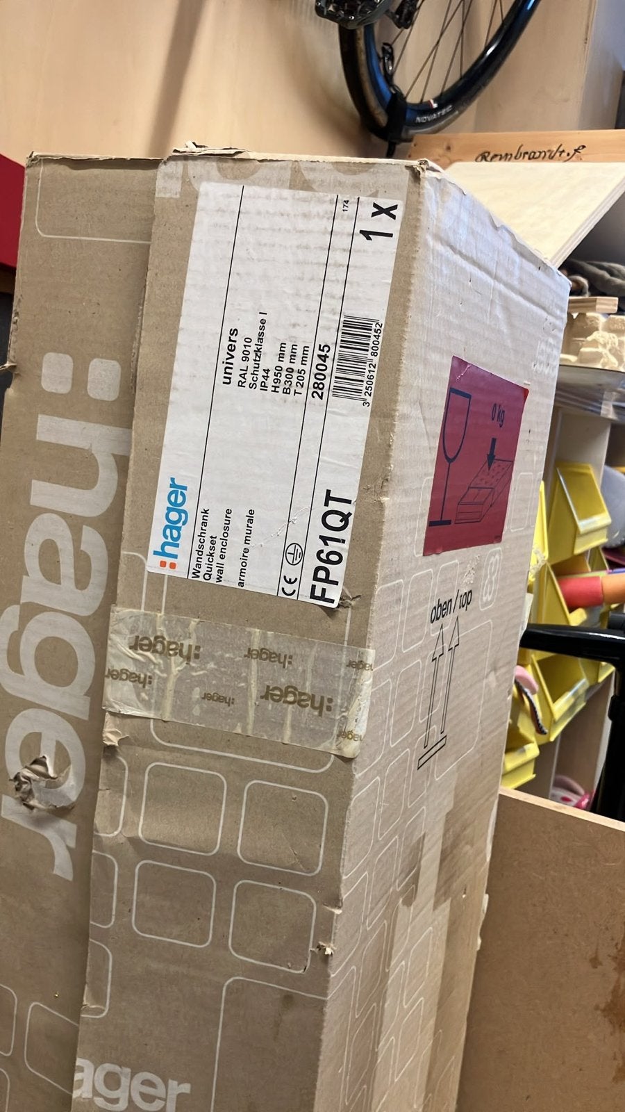 Hager Univers Wandkast Quickset FP61QT - Nieuw in doos