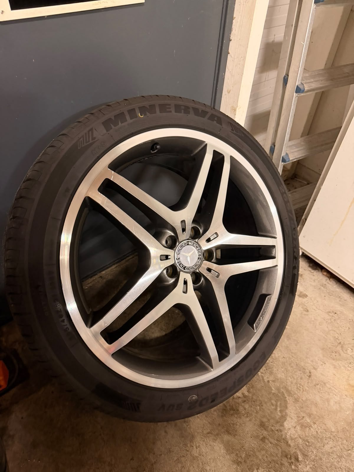 Mercedes Benz orginale AMG Velgen W166/c292 21 inch, Auto-onderdelen, Ophalen, Gebruikt, 265 mm, Banden en Velgen