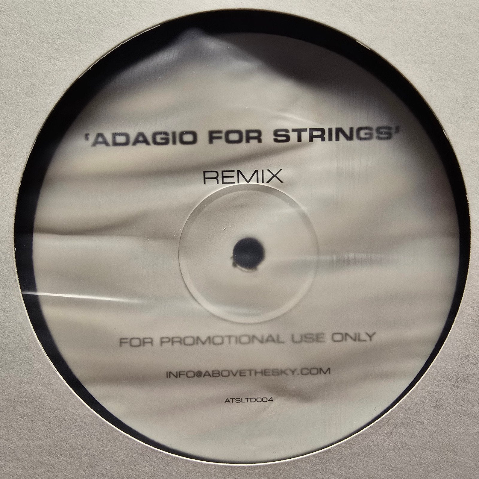 Adagio For Strings (Remix) - Promo Vinyl, Ophalen, LP, Gebruikt, Trance