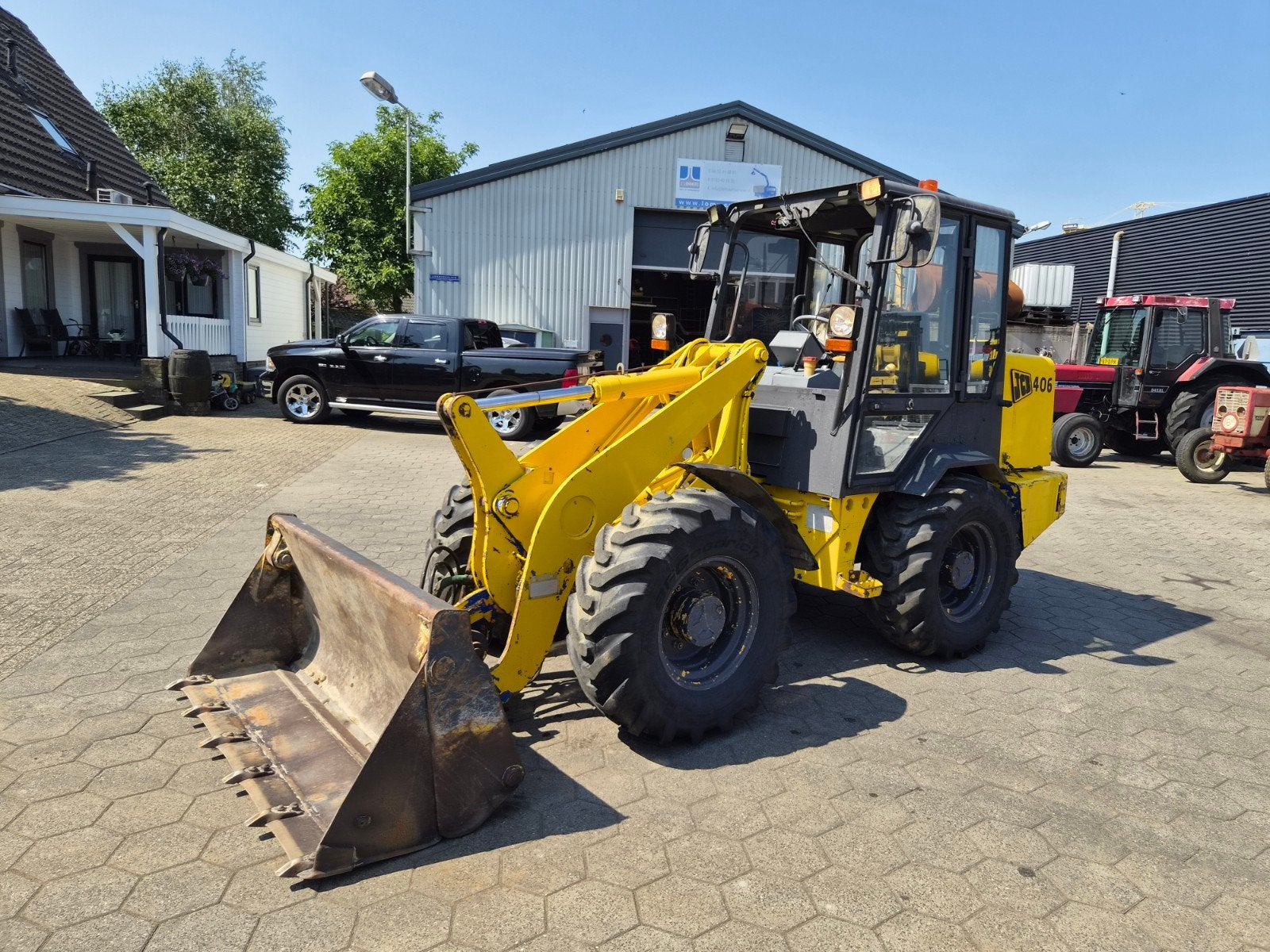 Jcb 406 shovel 4t., Zakelijke goederen, Machines en Bouw | Kranen en Graafmachines, Ophalen of Verzenden, Wiellader of Shovel