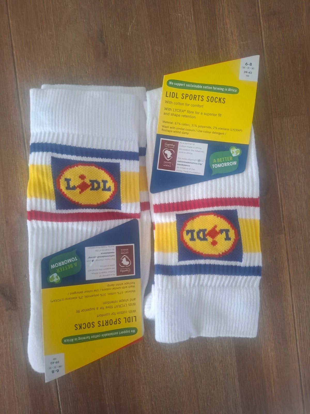 Lidl Sportsokken - Gratis, Wit, Lidl, Nieuw, Ophalen of Verzenden