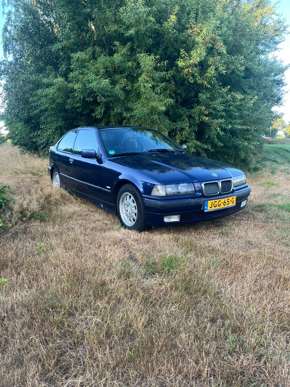 BMW 316i 1.6 3DRS E36 Compact, Auto's, BMW, 1596 cc, 1250 kg, 4 cilinders, Blauw