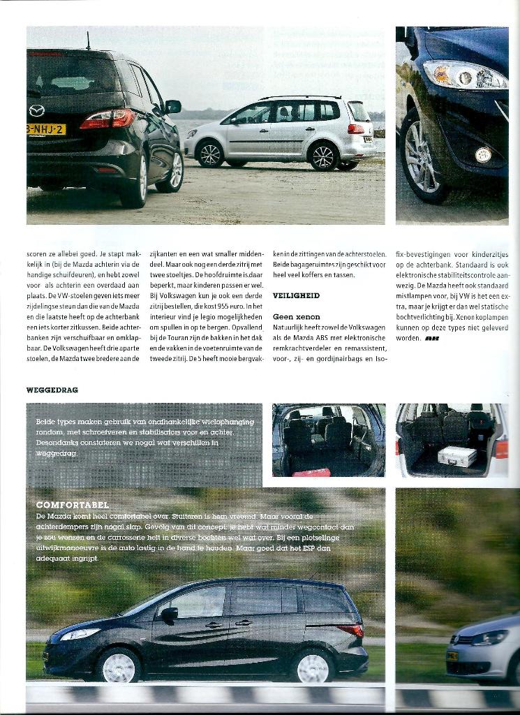 Autokampioen dubbeltest Mazda 5 versus VW Touran, Ophalen of Verzenden, Gelezen, Mazda