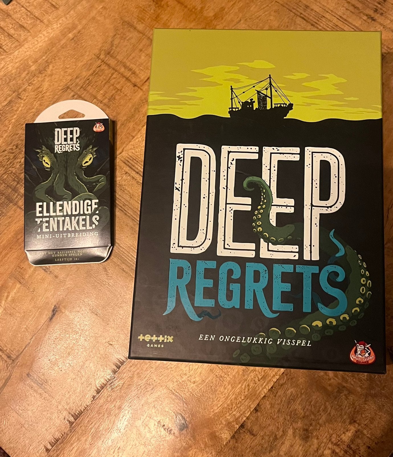Deep Regrets + Ellendige Tentakels uitbreiding (nieuw), Hobby en Vrije tijd, Ophalen of Verzenden, Nieuw