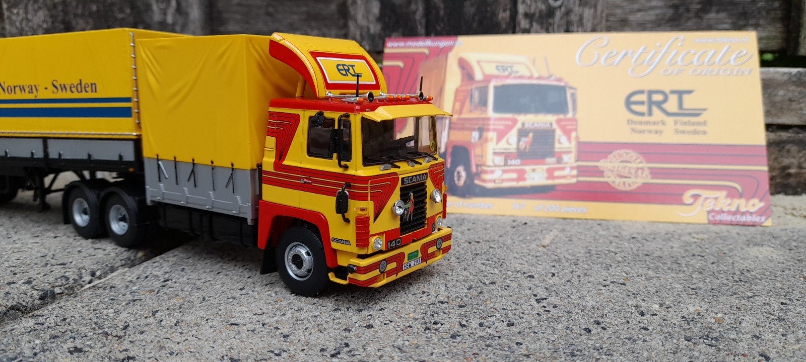 Tekno Scania 1-serie V8 ERT, Ophalen of Verzenden, Nieuw, Bus of Vrachtwagen, Tekno