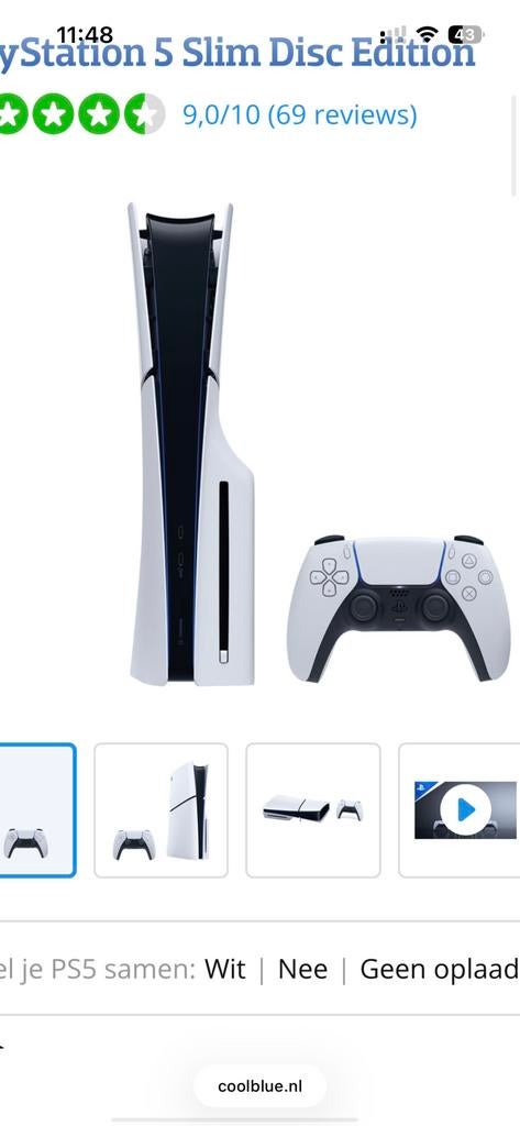 Sony PlayStation 5 nieuw in doos, Ophalen of Verzenden