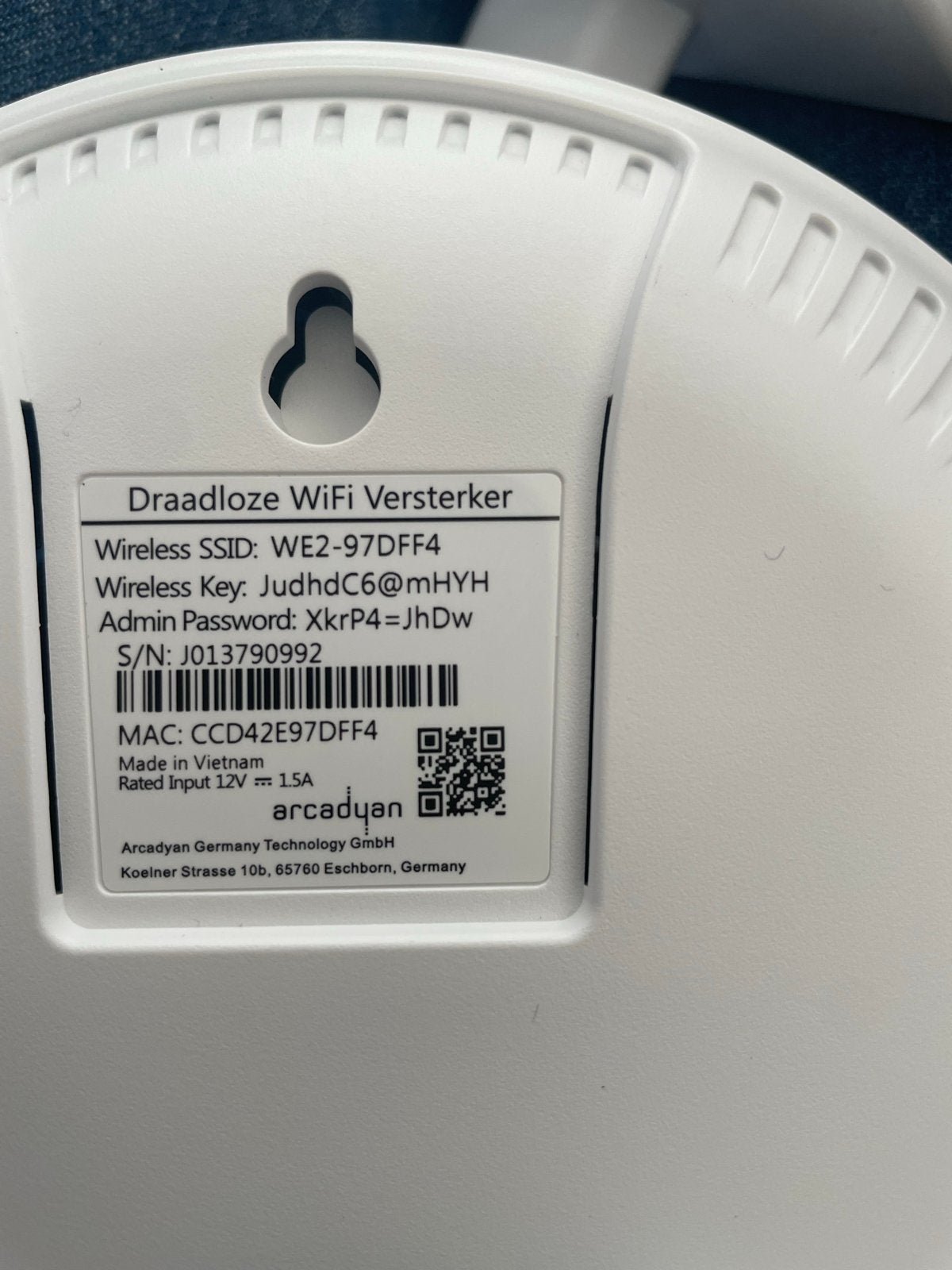 2 KPN Draadloze WiFi Versterker Arcadyan, Ophalen of Verzenden, Zo goed als nieuw, KPN SuperWiFi