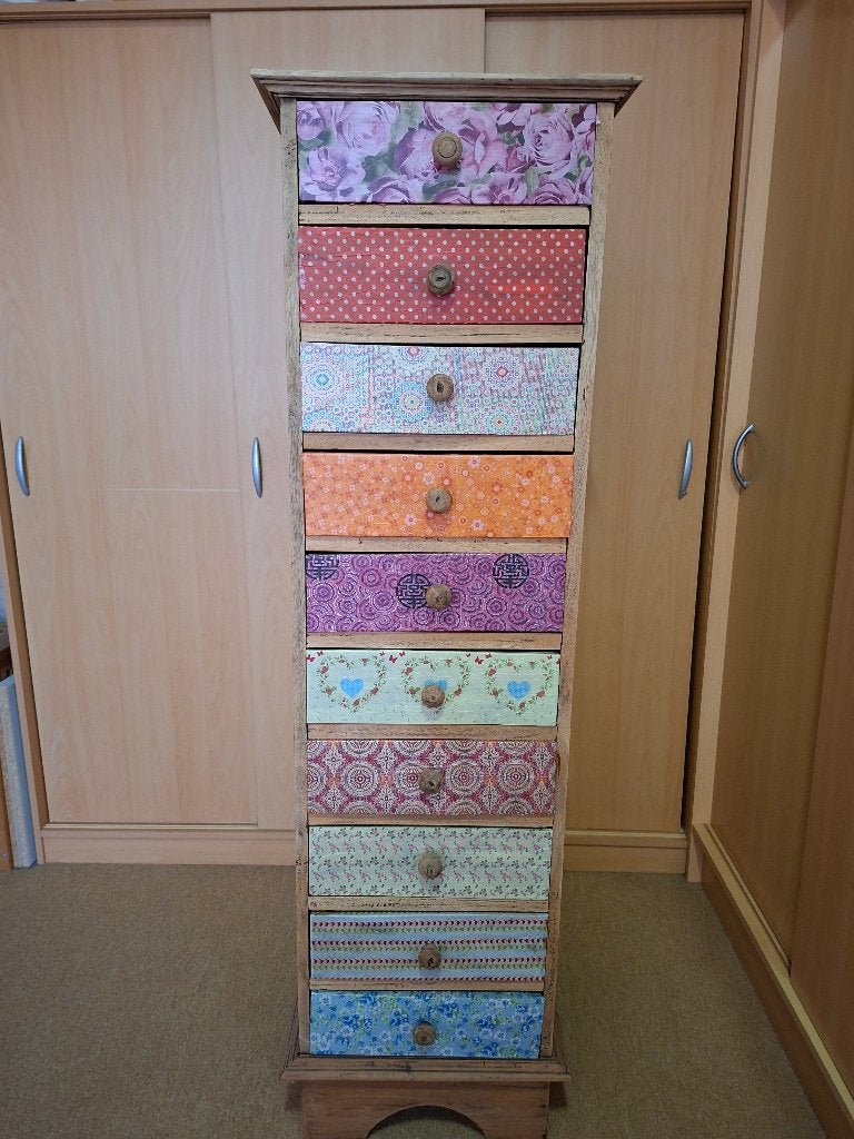 Ladenkast, Huis en Inrichting, Ophalen, Minder dan 50 cm, Gebruikt, 5 laden of meer