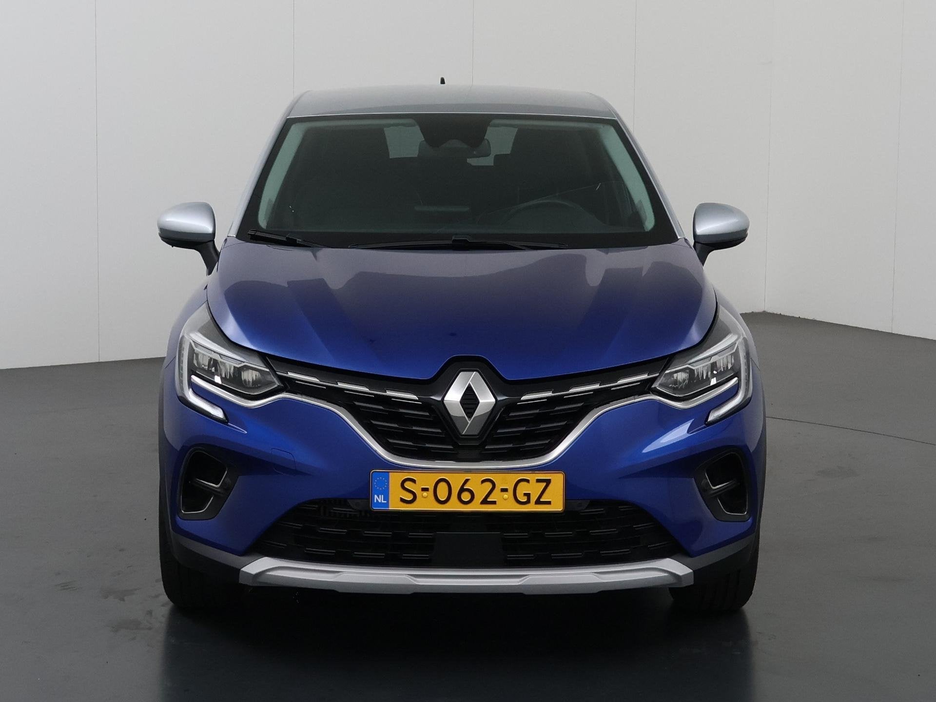Renault Captur 1.0 TCe 90 techno | Trekhaak | Navigatie | Pa, Voorwielaandrijving, Gebruikt, Blauw, Leder en Stof