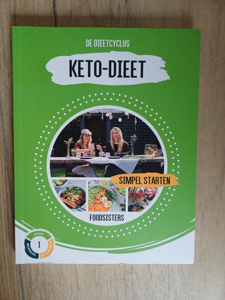 Keto-Dieet: Simpel Starten - De Dieetcyclus 1, Ophalen of Verzenden, Zo goed als nieuw, Dieet en Voeding, Foodsisters (Janneke en Amande)