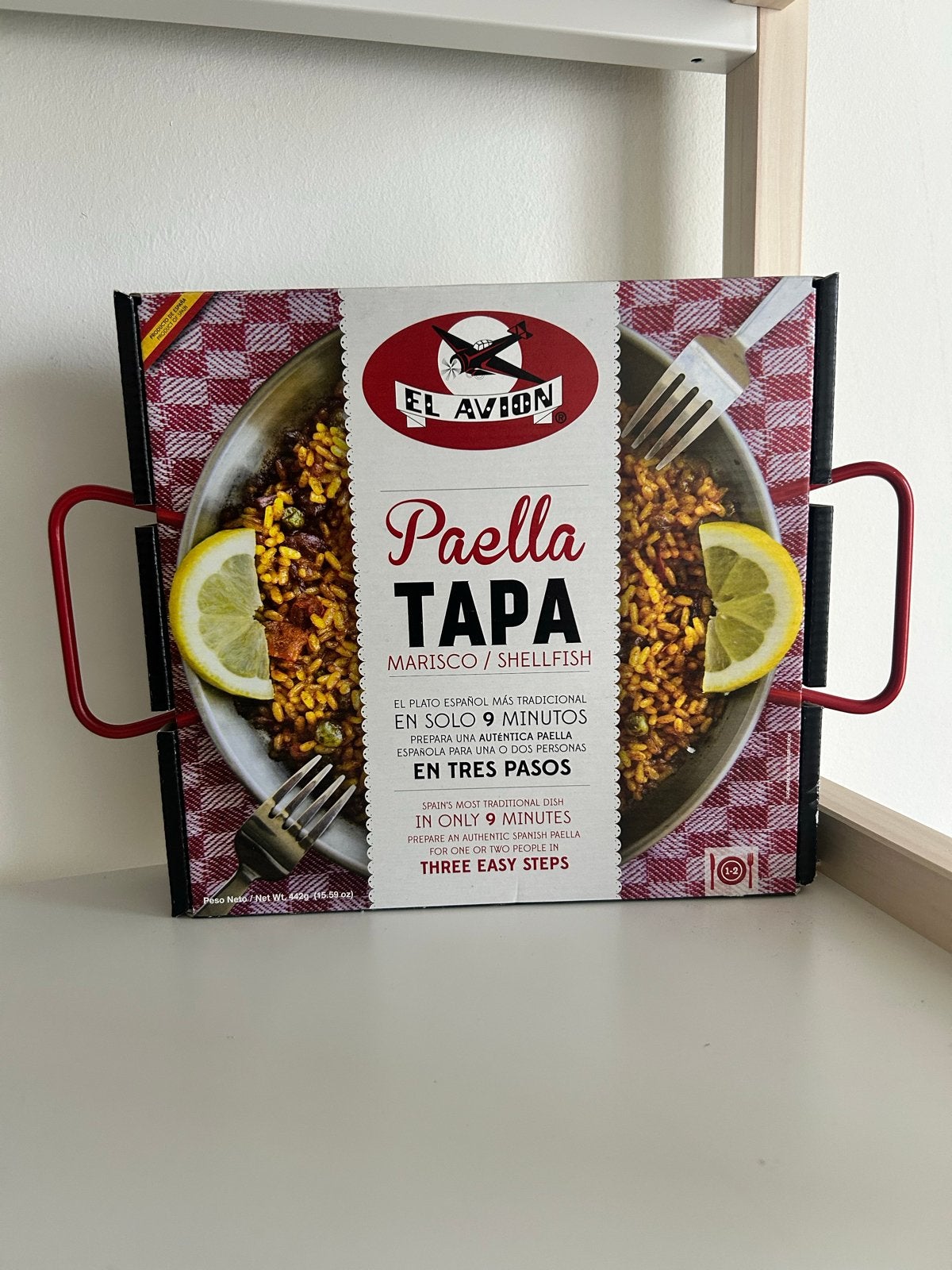 El Avion Paella Tapa Marisco/Shellfish met pan, Ophalen, Overige typen, Nieuw, Metaal