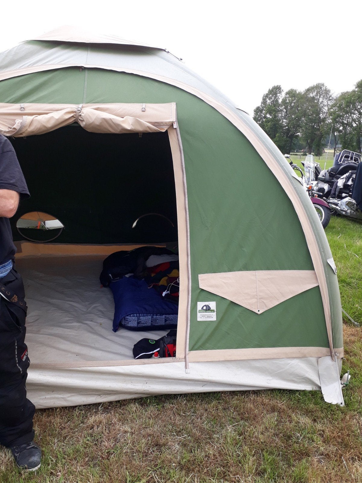Karsten Tent 3x3 - Comfortabel en Ruim, Caravans en Kamperen, Tenten, Ophalen of Verzenden, Gebruikt, Tot en met 3