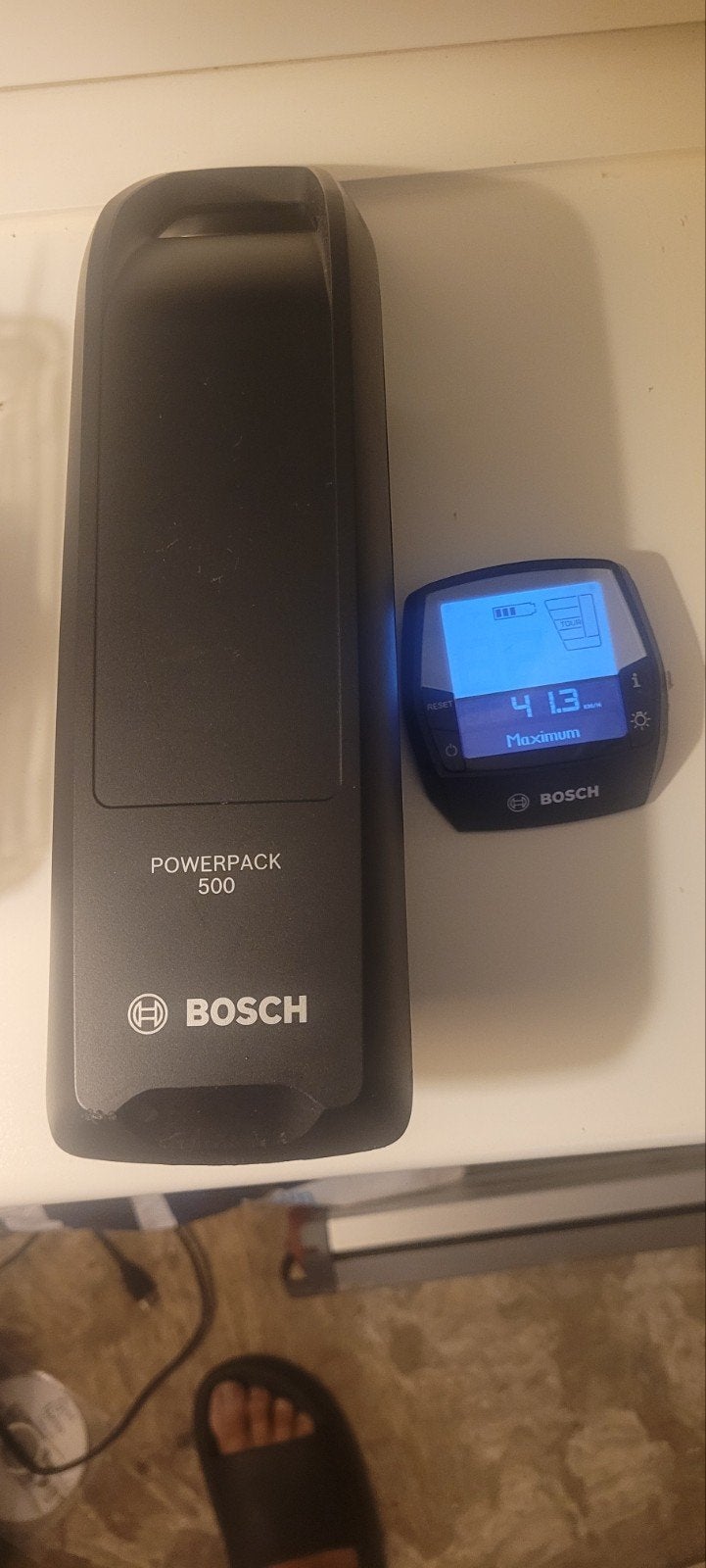 Bosch PowerPack 500 en Bosch Kiox display