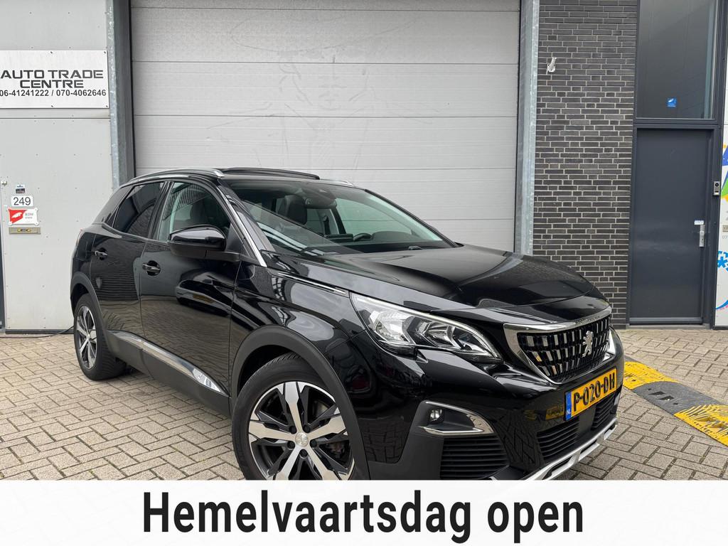 Peugeot 3008 1.2 PureTech AGC Première [Pano | Achteruitrji, Voorwielaandrijving, Gebruikt, Leder en Stof, Zwart