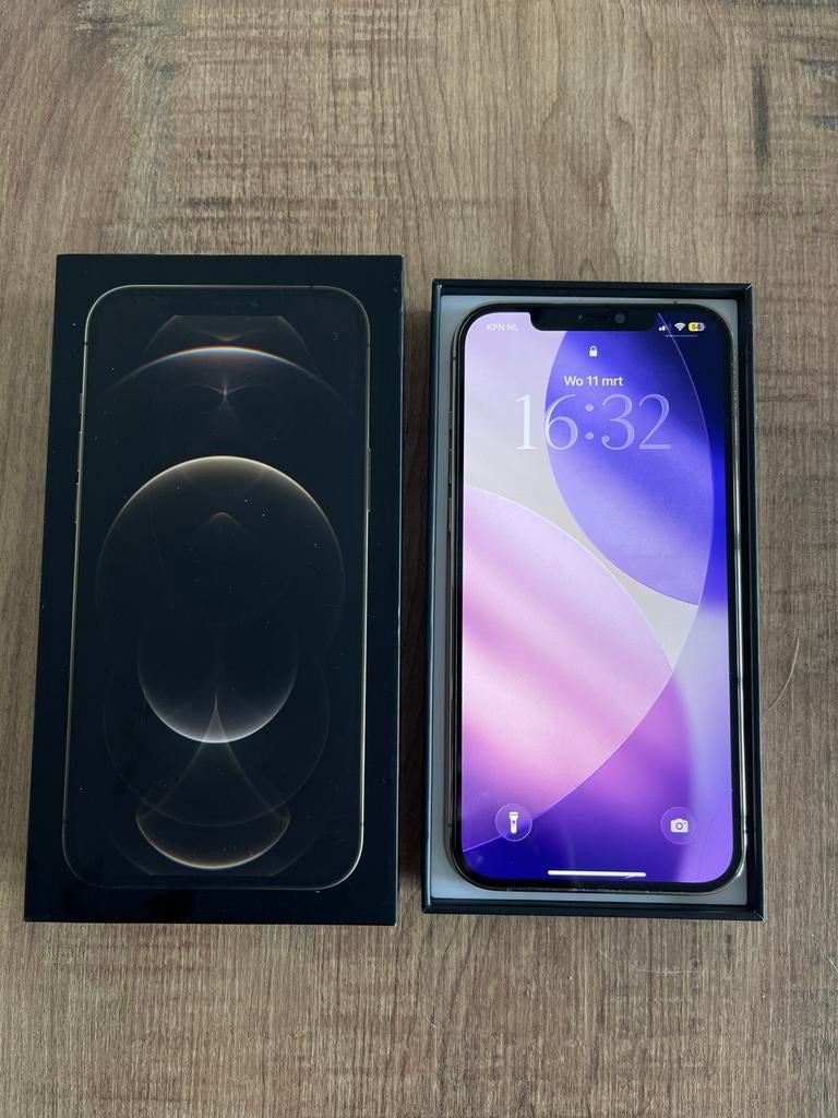Iphone 12 pro max 256GB, IPhone 12 Pro Max, Zo goed als nieuw, 76 %, Zonder abonnement