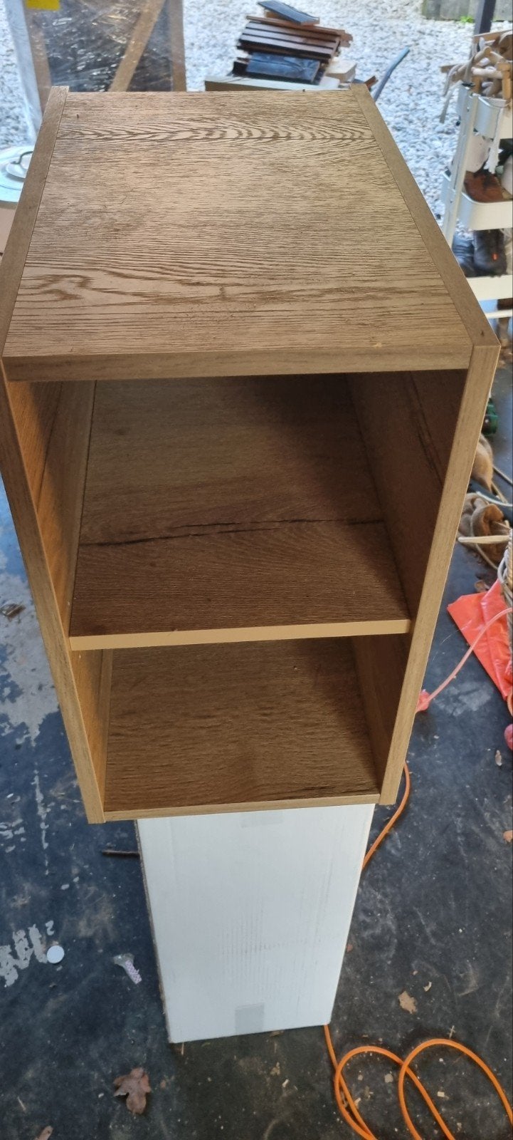 Houten kastje met planken - 50 hoog, 30 breed, 48 diep, Met plank(en), Minder dan 50 cm, Ophalen of Verzenden, Zo goed als nieuw