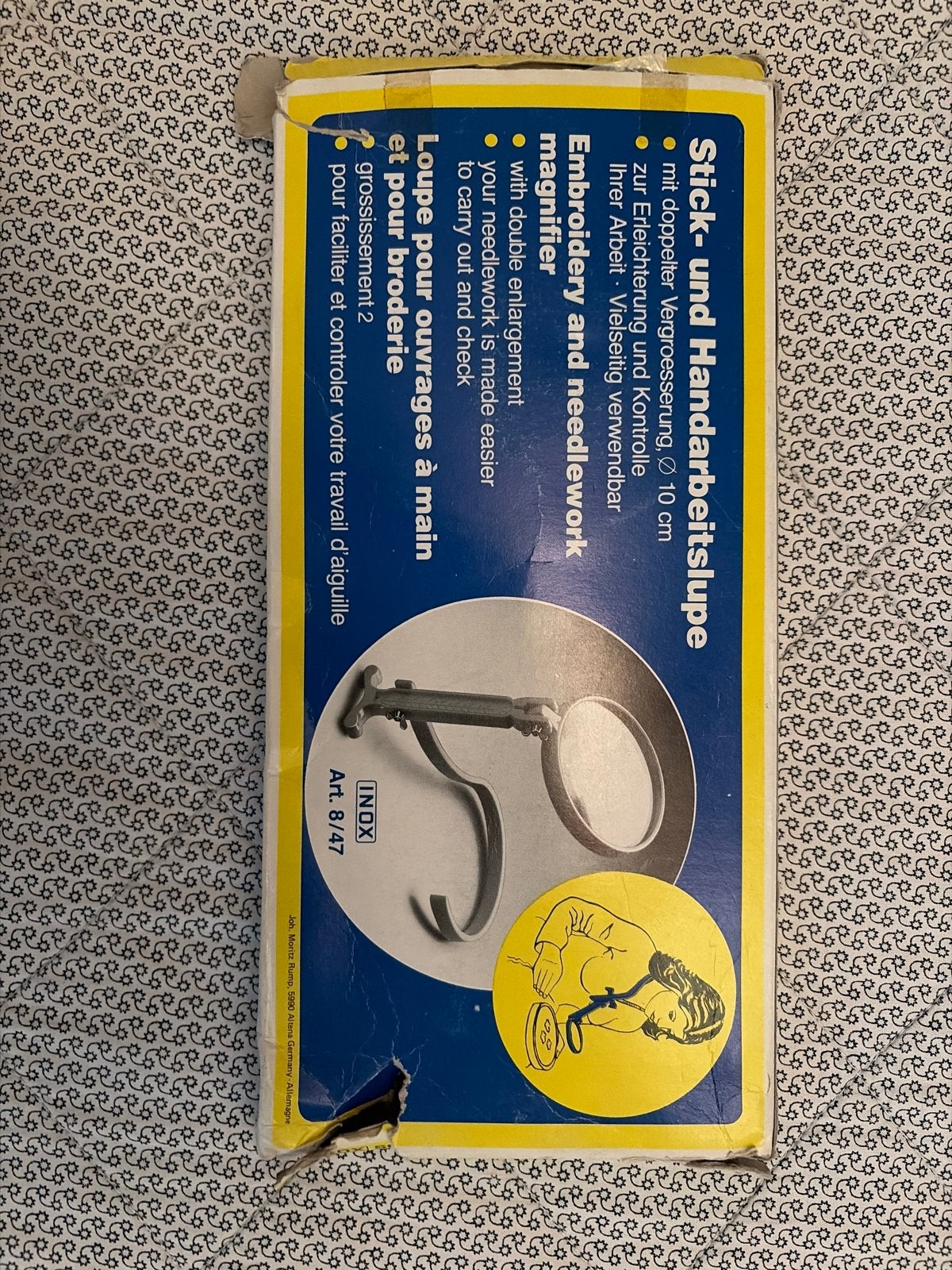 Nieuw Borduur- en handwerkmagnifier met dubbele vergroting, Ophalen of Verzenden, Nieuw, Vergrootglas of Loep