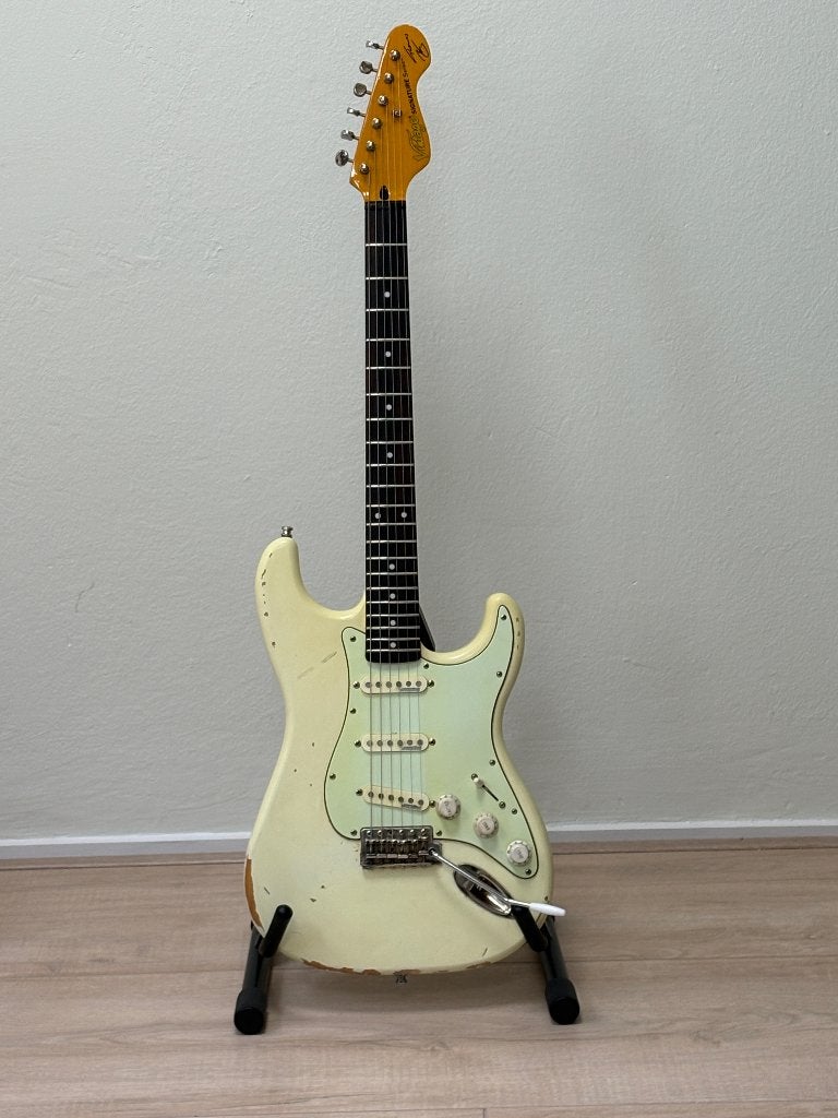 Vintage V6 Thomas Blug Signature Stratocaster in nieuwstaat!, Muziek en Instrumenten, Ophalen, Zo goed als nieuw, Solid body, Overige merken