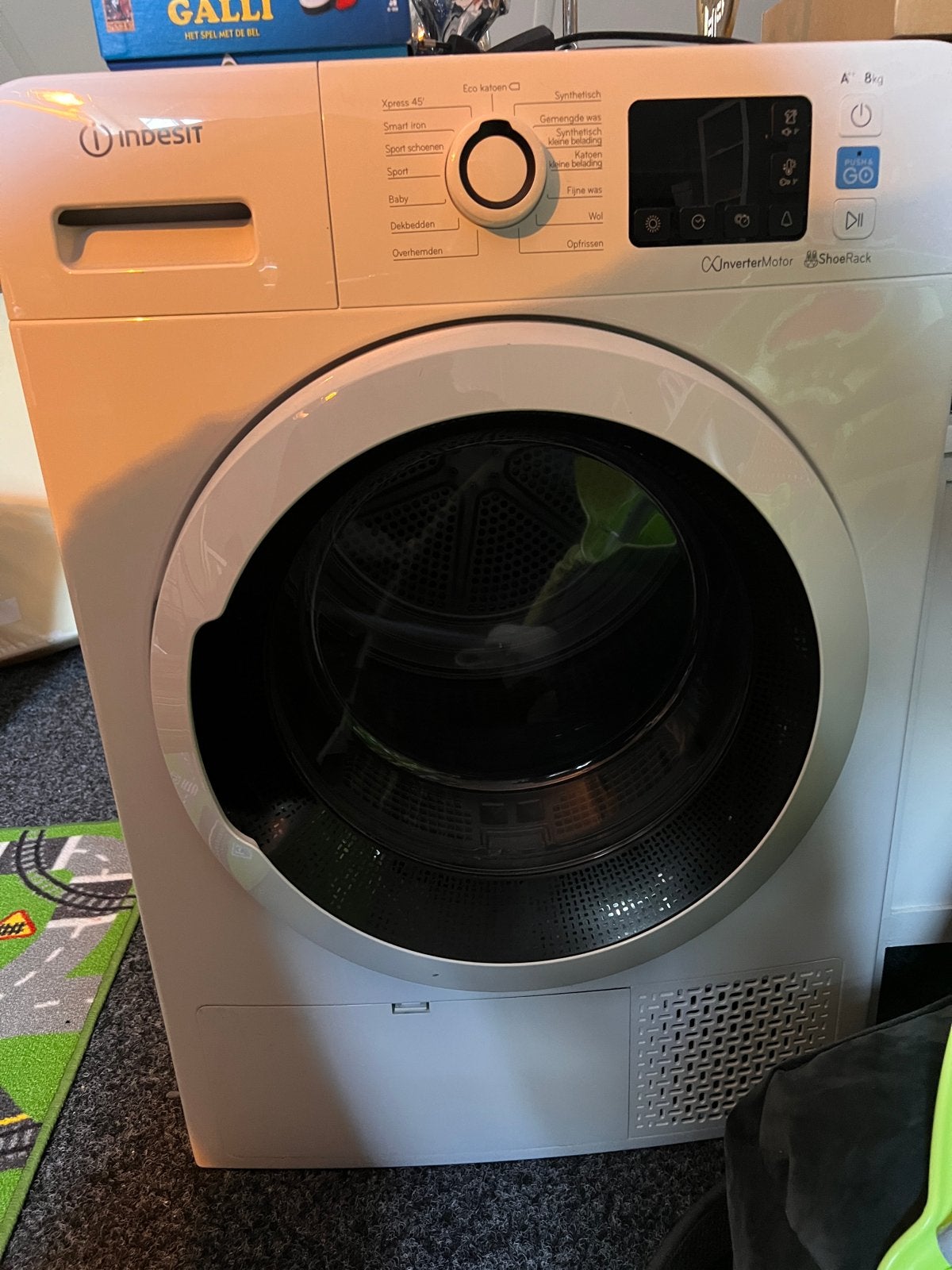 Indesit Droger A++ 8kg - Energiezuinig en Ruim, Witgoed en Apparatuur, Ophalen, 8 tot 10 kg, Zo goed als nieuw, Condens