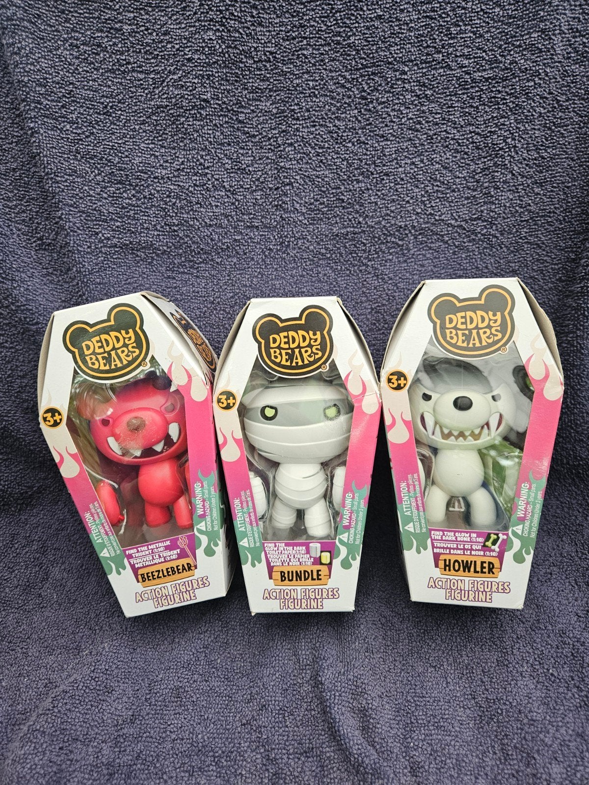 Deddy Bears Actiefiguren Set: Beelzebear, Bundle, Howler, Kinderen en Baby's, Speelgoed | Actiefiguren, Ophalen of Verzenden, Nieuw
