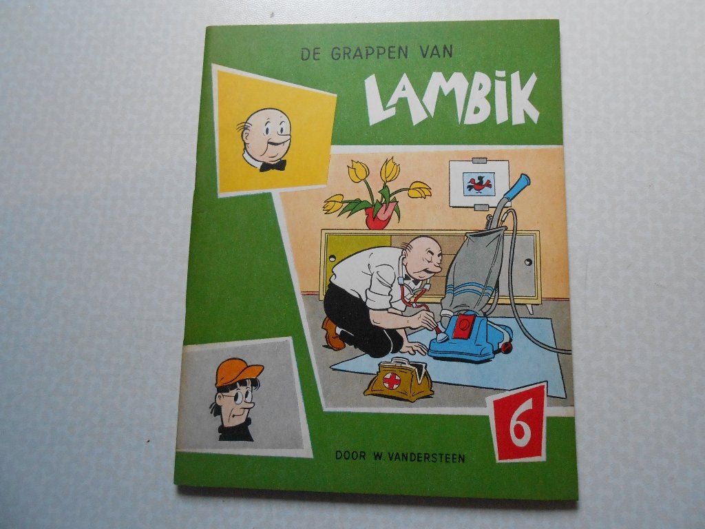 De grappen van Lambik 6 1960 1ste druk., Willy Vandersteen, Eén stripboek, Nieuw, Ophalen of Verzenden