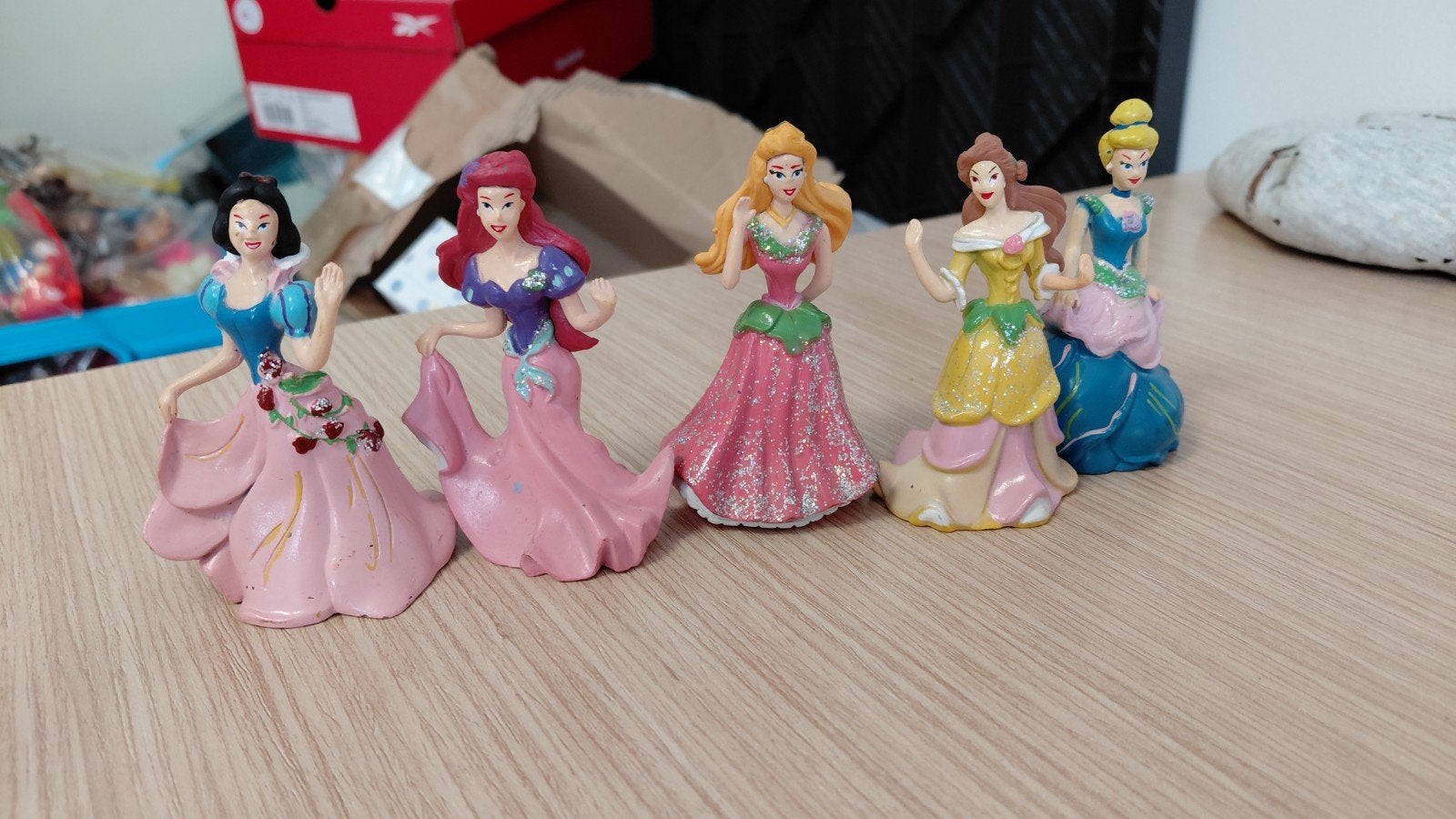 Prinsessen Disney poppetjes, Ophalen of Verzenden, Zo goed als nieuw
