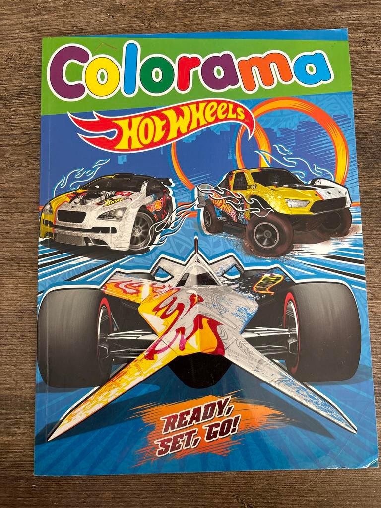 Colorama Hot Wheels Kleurboek - Ready, Set, Go!, Ophalen of Verzenden, Nieuw, Knutselen