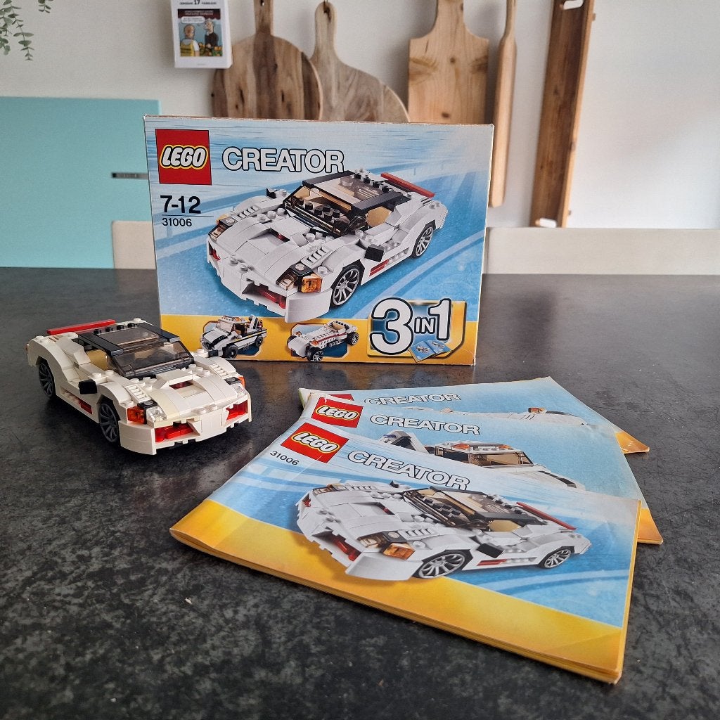 Lego Creator 31006 Snelle racewagen, Compleet, Lego, Ophalen of Verzenden, Zo goed als nieuw