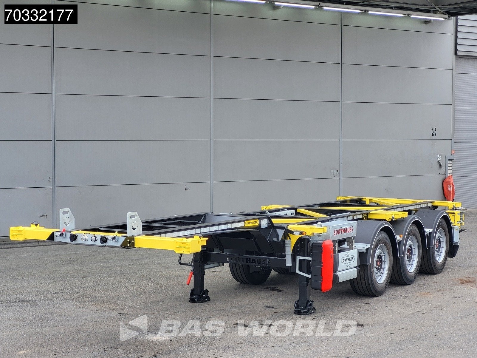 Orthaus CGS (Euro Slider 500) 3 assen Multi 45ft Lift Axle e, Auto's, Stof, Overige brandstoffen, Zwart, Bedrijf