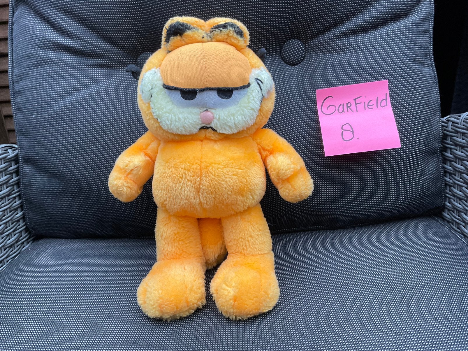 Zgan gebruikte, niet kapot, vintage Garfield knuffel, Ophalen, Garfield, Zo goed als nieuw, Beeldje of Figuurtje