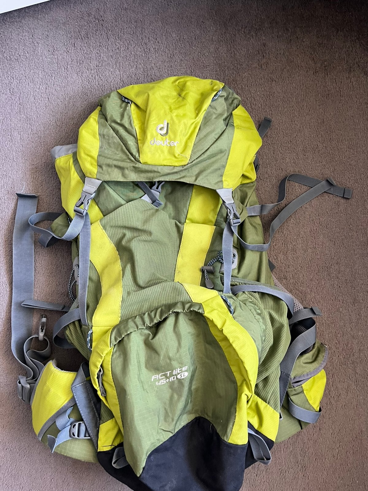 Deuter act lite SL backpack 45+10 L, Ophalen, Zo goed als nieuw, Rugzak