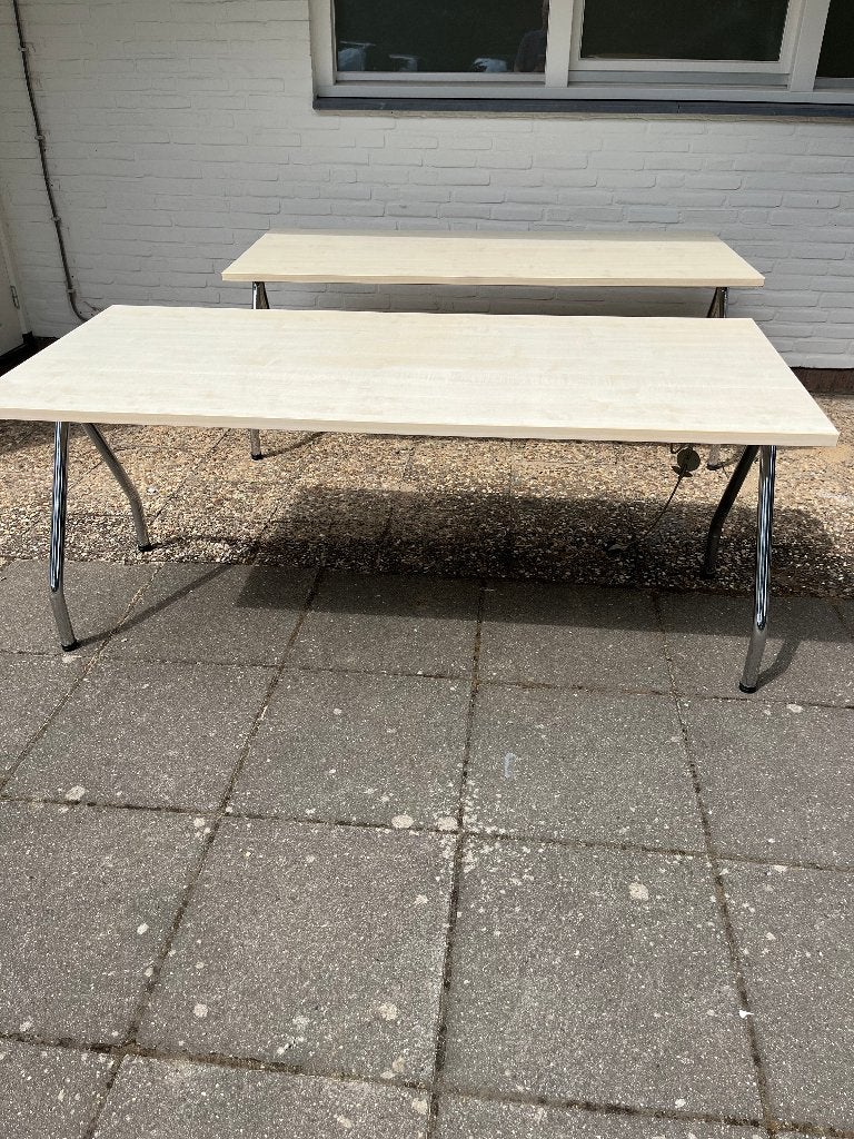bureautafel en ladekast gratis af te halen, Huis en Inrichting, Bureaus, Ophalen, Gebruikt, Scandinavisch, 180 cm