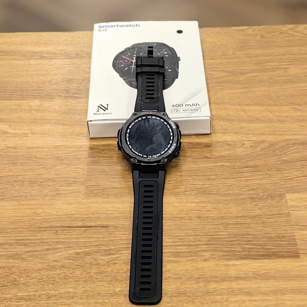 Smartwatch K22 Smartwatch | Zwart - Netjes, Flex Ltd., Zo goed als nieuw, https://flex.com/contact-us, Nobelstraat 10, 5807 GA Oostrum LB, Limburg, Nederland