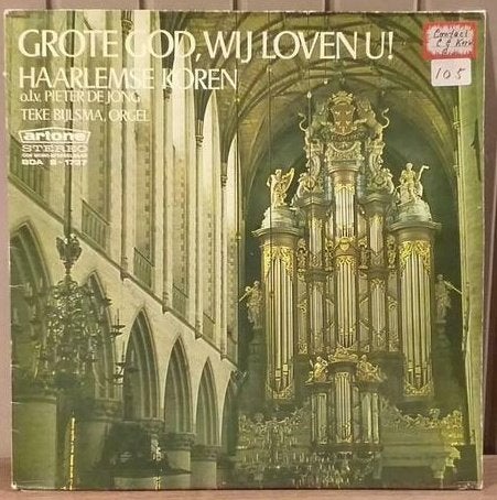 #105 LP Grote God, wij loven U!, Cd's en Dvd's, Ophalen of Verzenden, Gebruikt, 12 inch, LP