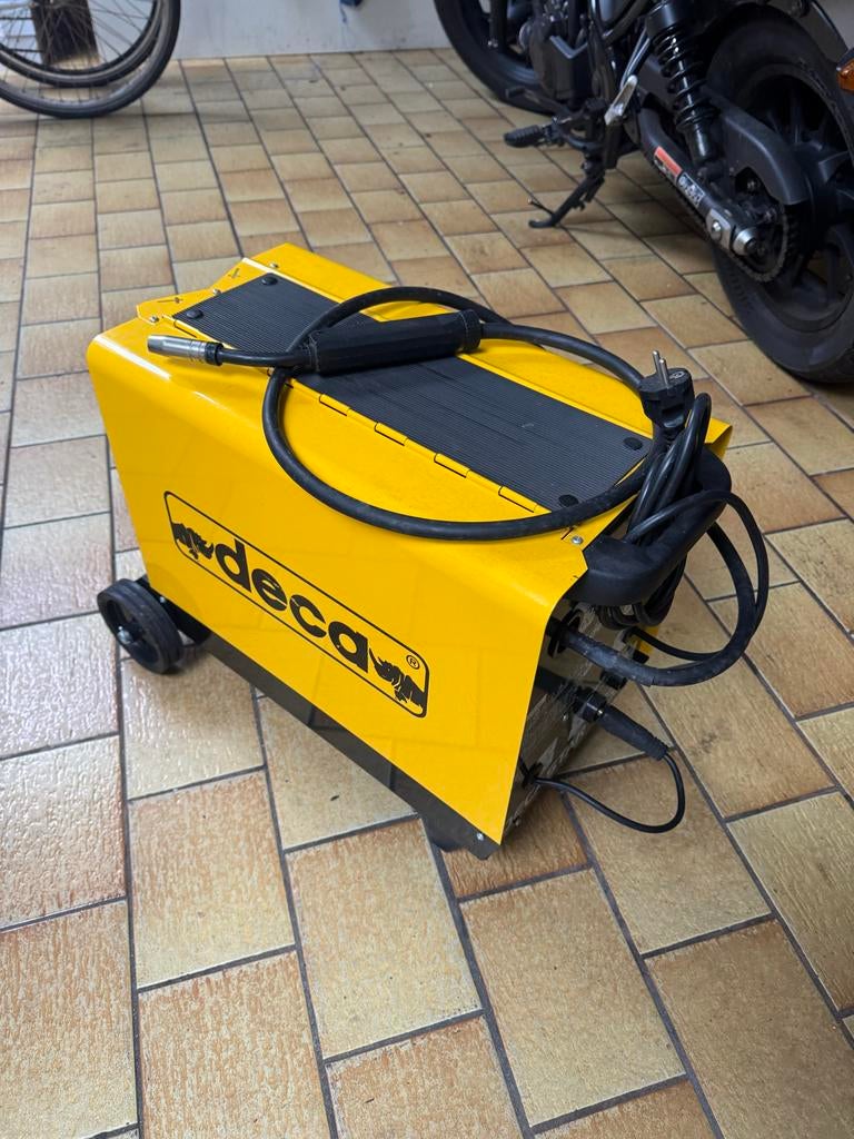 Deca Decastar 150E MIG/MAG Lasapparaat + toebehoren, Doe-het-zelf en Verbouw, Gereedschap | Lasapparaten, Ophalen, Zo goed als nieuw