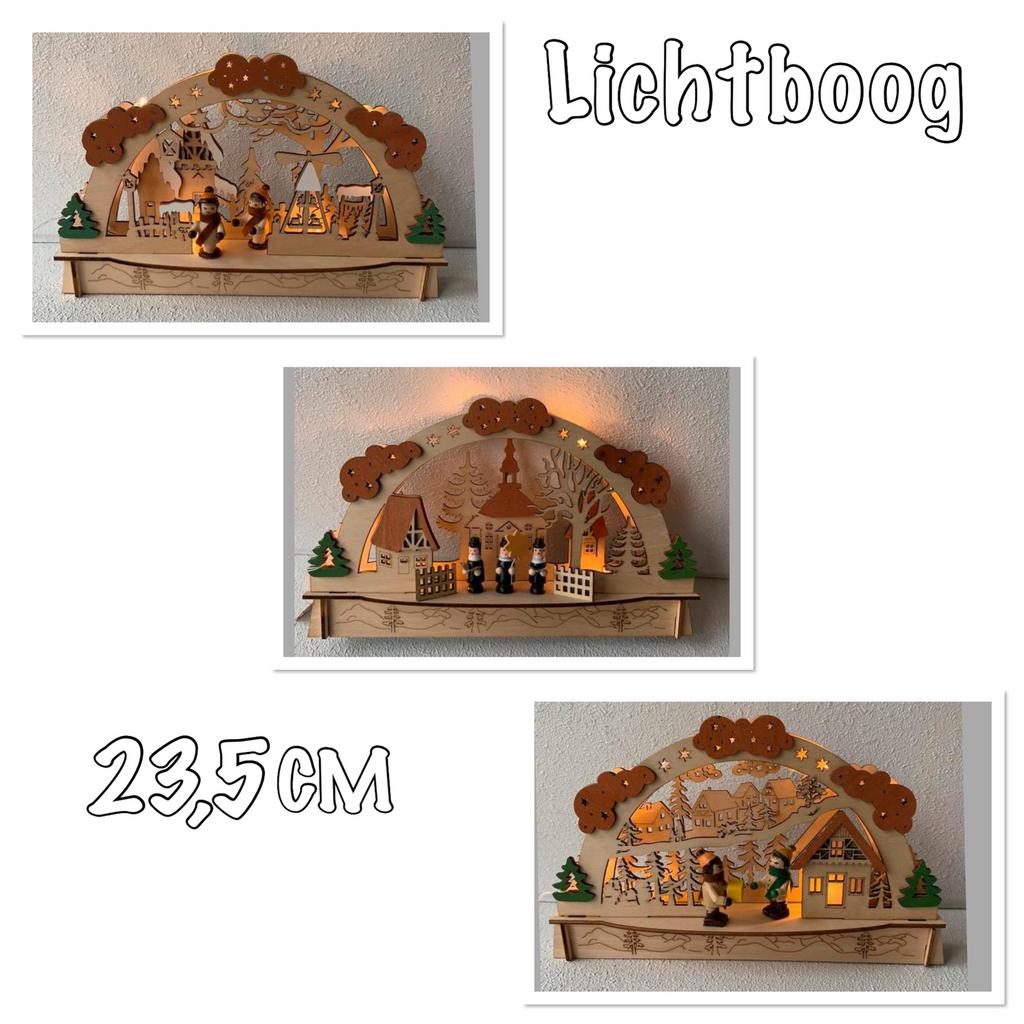 Lichtboog 23,5 cm Nieuw, Diversen, Kerst, Ophalen of Verzenden