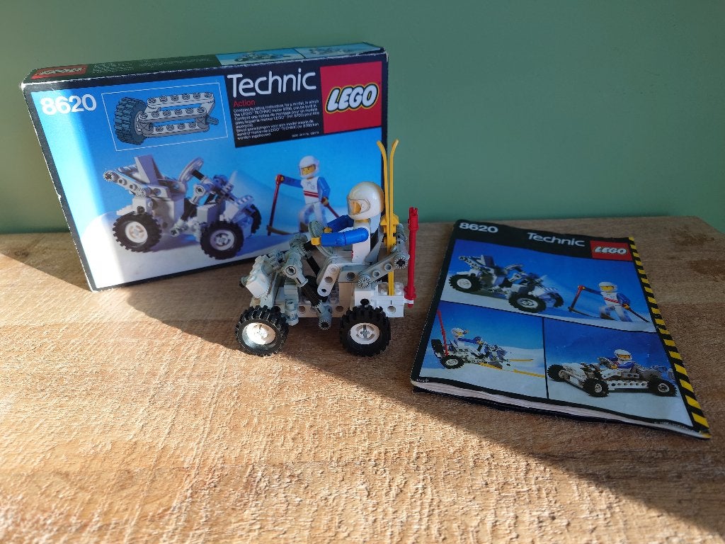 Lego Arctic Technic 8620 Snow Scooter – met doos, Inclusief instructies, Lego, Ophalen of Verzenden, Zo goed als nieuw