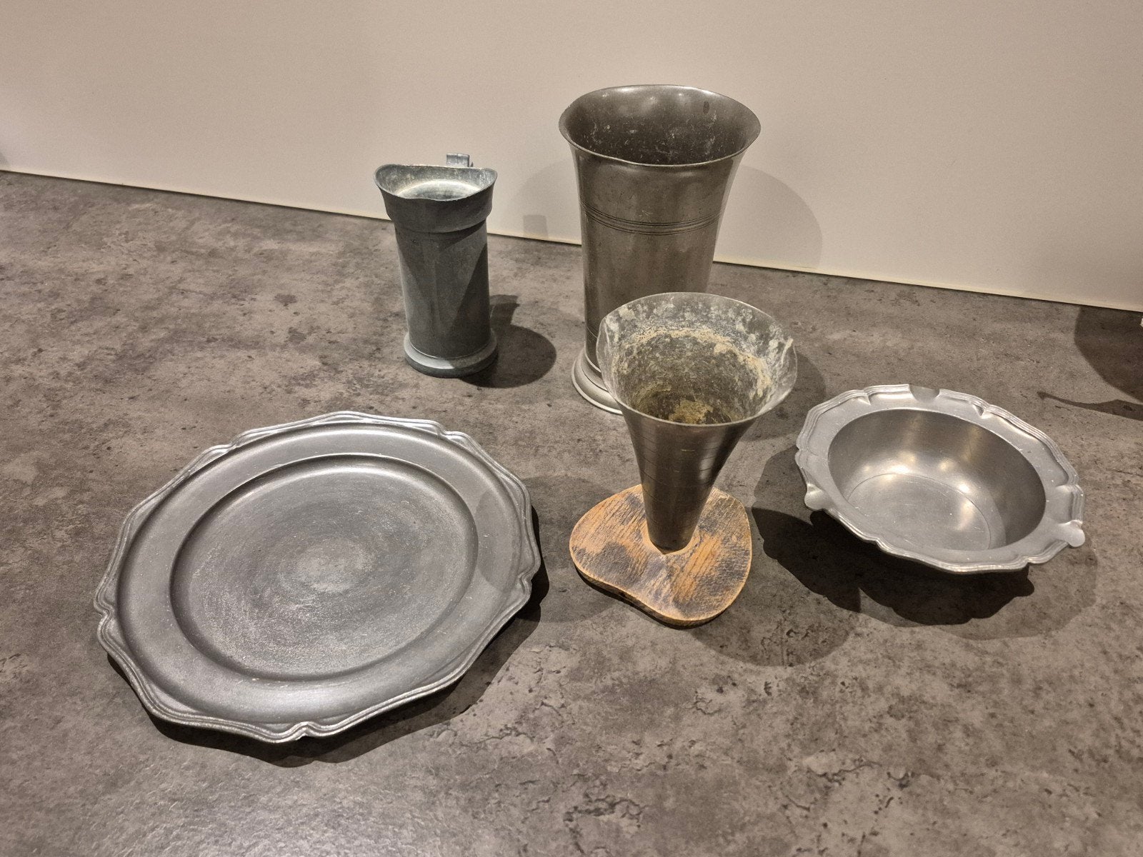Diverse tinnen voorwerpen - Antiek en decoratief, Ophalen of Verzenden