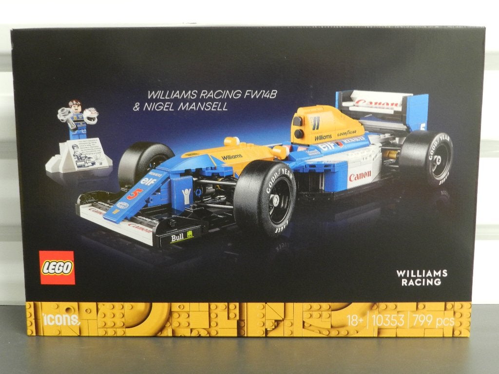lego ICONS Williams Racing FW14B en Nigel Mansell (10353), Inclusief accessoires, Lego, Nieuw, Ophalen of Verzenden