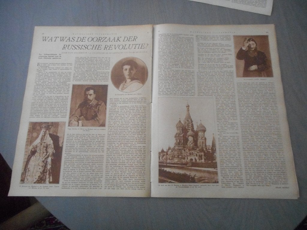 Romanov. Oorzaak Russische revolutie. 1929., Ophalen of Verzenden, Gebruikt, Overige typen