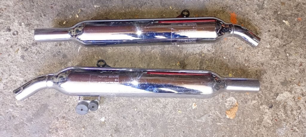 Triumph   Bonneville uitlaatdempers, Ophalen of Verzenden, Nieuw