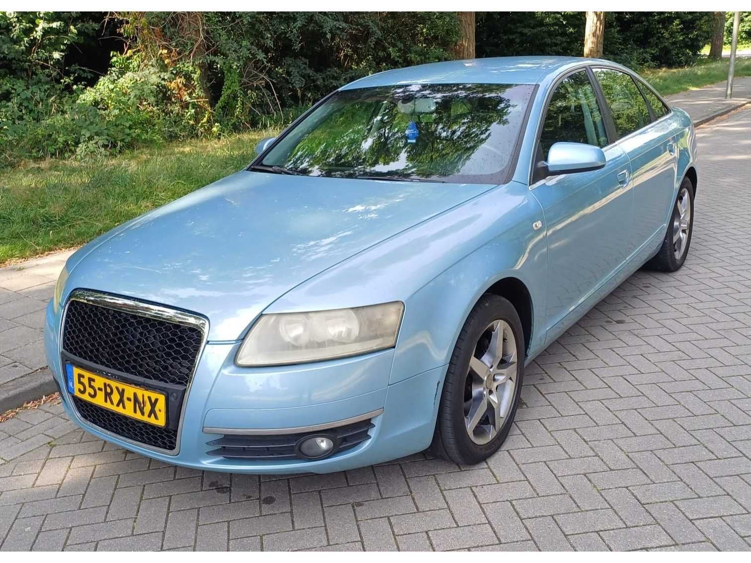 Audi A6 Limousine 2.4 Exclusive MT automaat, 55-RX-NX, Auto's, Blauw, Bedrijf, Euro 4, 6 cilinders